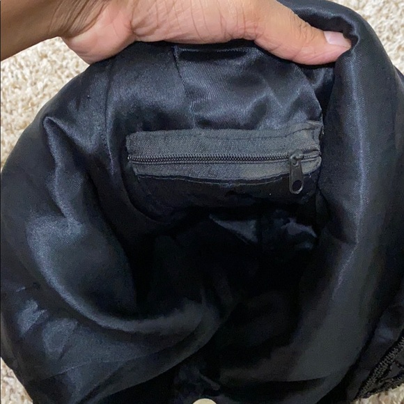 Black Handmade Hobo Bag - Picture 8 of 15